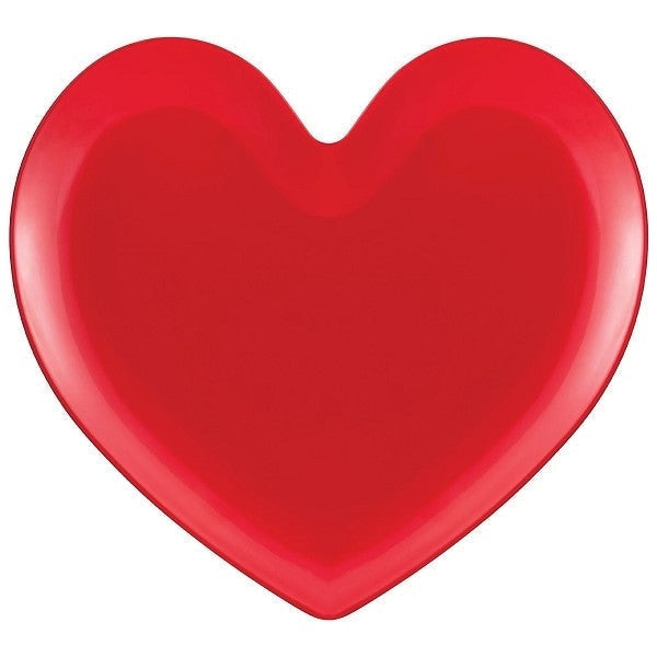 Plate Heart Shpd Melamine