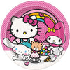 Plates - Hello Kitty & Friends Round 9"