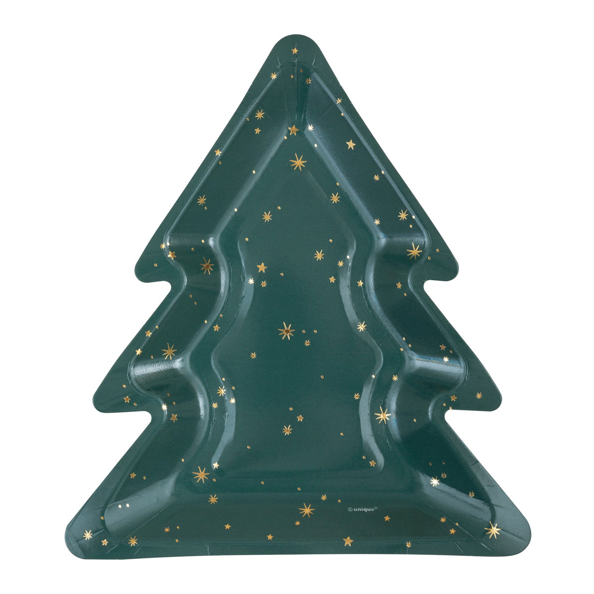Plates - Modern Christmas Tree Shaped, 8.25"