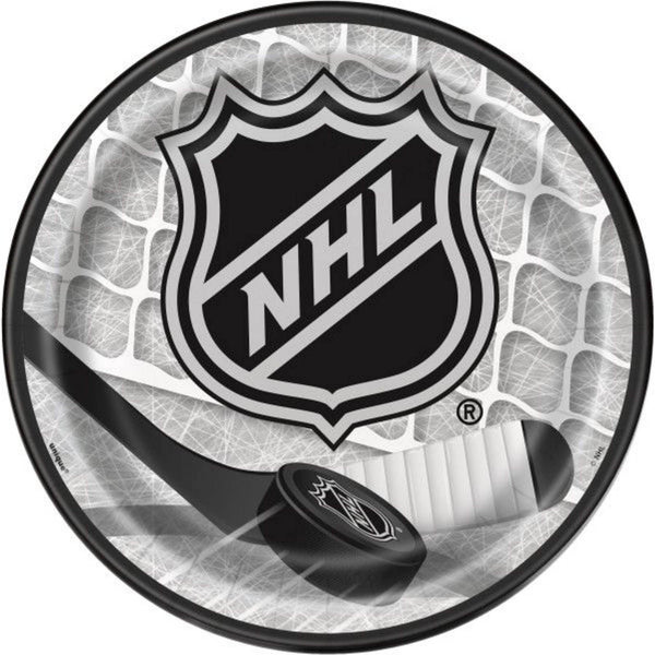 Plates - NHL, 7", 8 Count