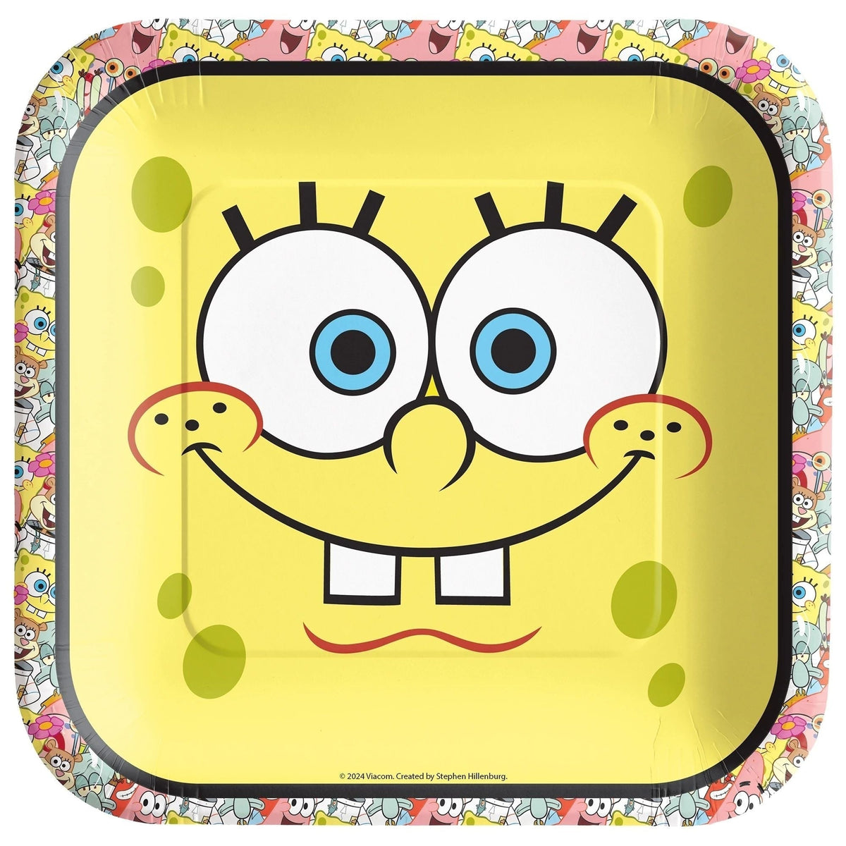 Spongebob 9' Square Plates