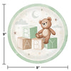 Plates - Teddy Bear, 9"