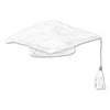 Plush Graduate Cap White
