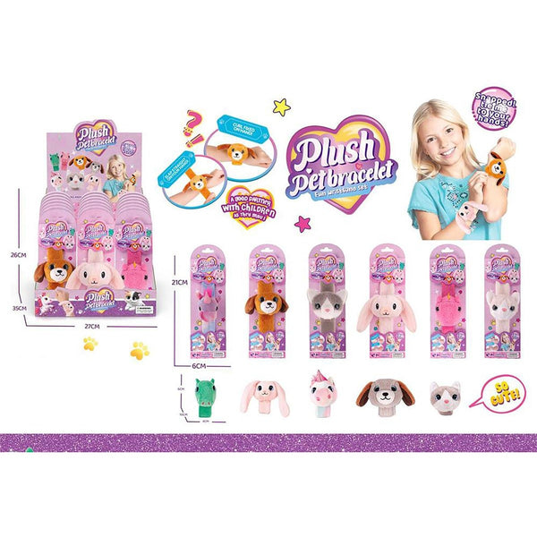 Plush Pet Snap Bracelet