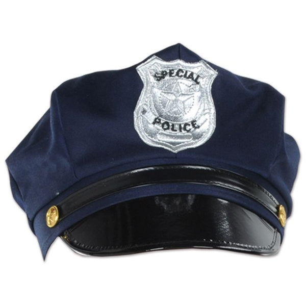 Police Hat Costume Accessory, One Size Fits Most