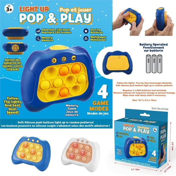 Pop & Play Fidget Memory Game