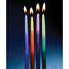 Premium Chanukah Candles - Multi Tri-Color