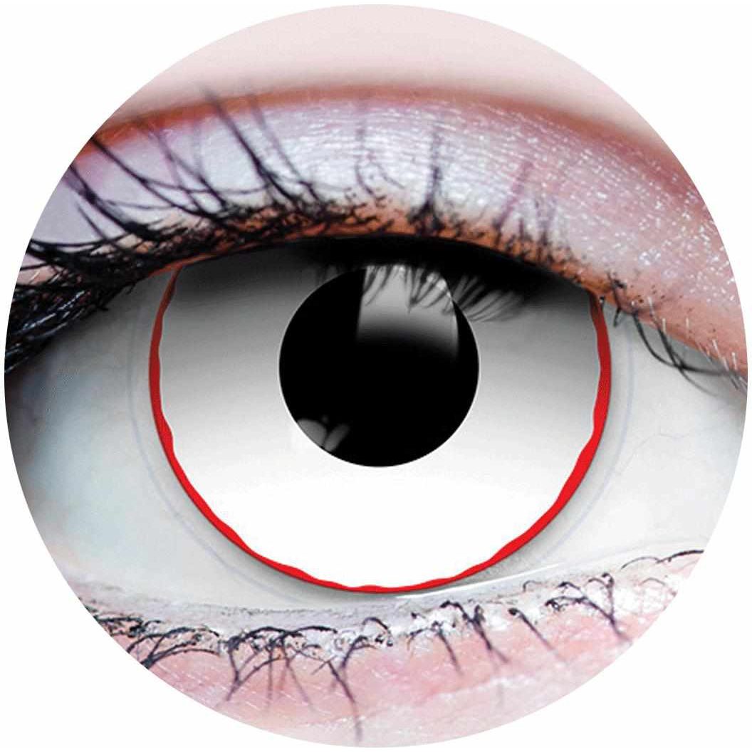 Primal Hellraiser II - White Colored Contact Lenses