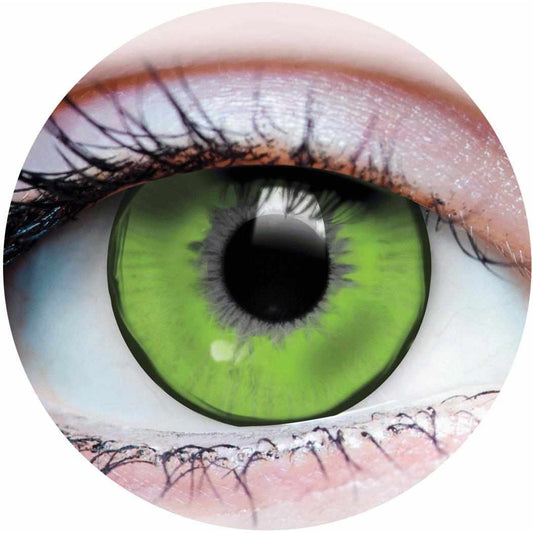 Primal Lizard King - Green Colored Contact Lenses