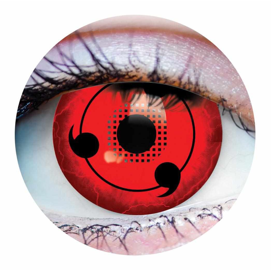 Primal Sharingan - Red Cosplay Contact Lenses