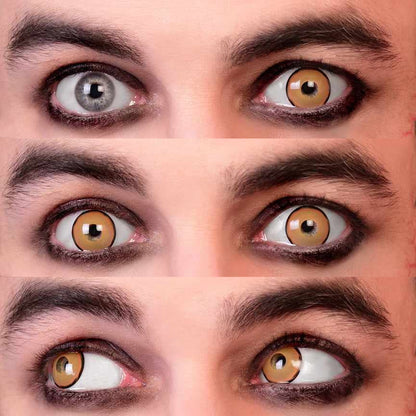 Primal Villain - Yellow Colored Contact Lenses