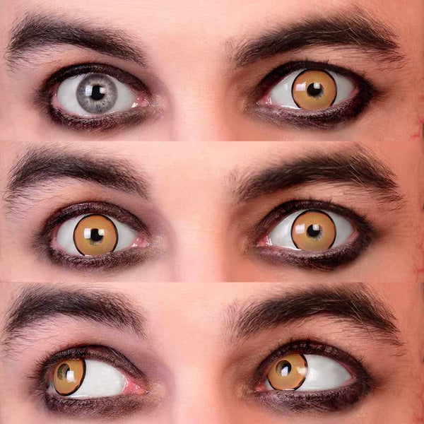 Primal Villain - Yellow Colored Contact Lenses