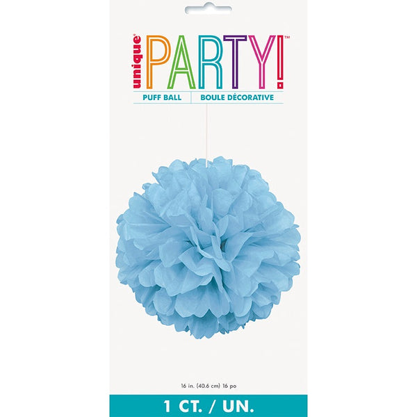 Puff Decoration – 16" – Powder Blue