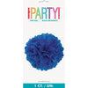 Puff Decoration – 16" – Royal Blue