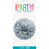 Puff Decoration – 16" – Silver