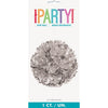 Puff Decoration – 16" – Silver Foil