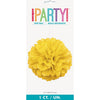 Puff Decoration – 16" – Sun Yellow