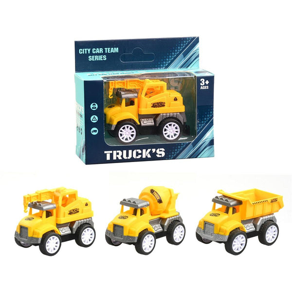 Pull Back Construction Trucks