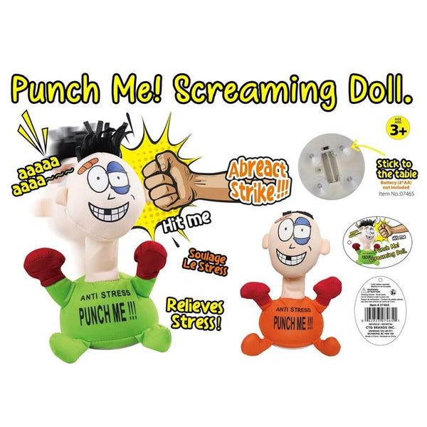 Punch Me! Screaming Doll