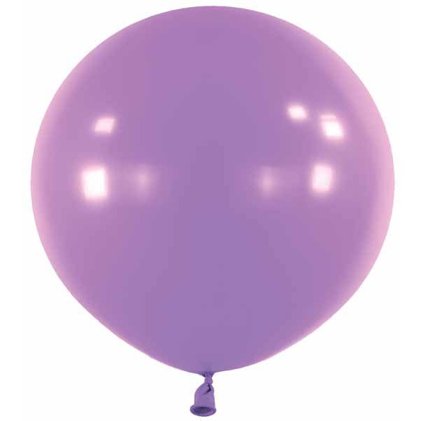 Purple 24" Latex Balloons, 4 Per Bag