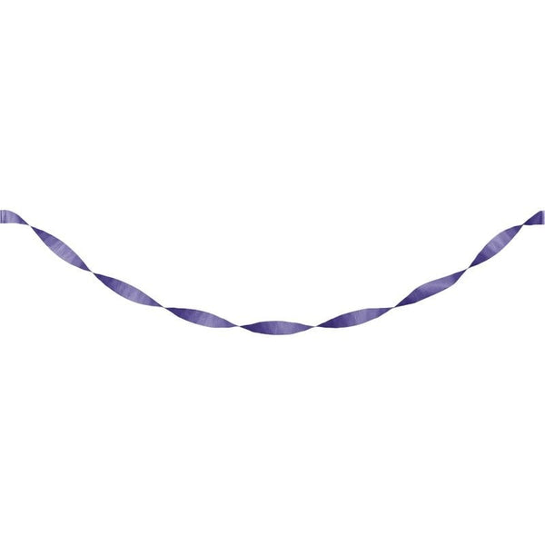 Purple Crepe Streamer - 81' 1CT