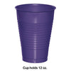 Purple Plastic 12 oz Tumblers 20CT