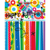 Rainbow "Happy Birthday" Large Gift Bag, 13" x 10"