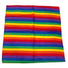 Rainbow Paisley Bandana 20x20i