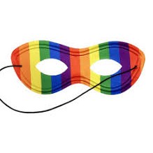 Rainbow Superhero Mask