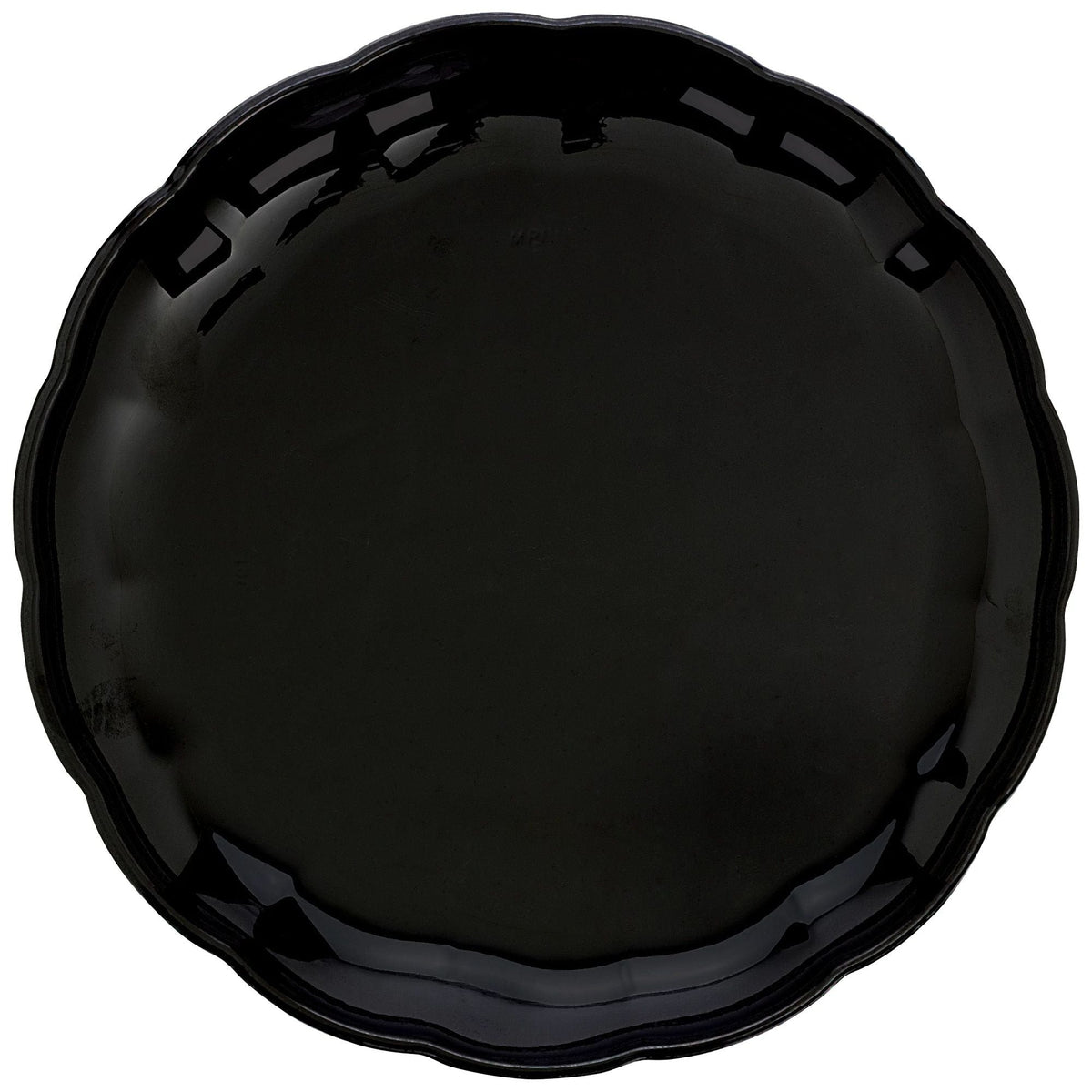 Recyclable Black Scallop Tray
