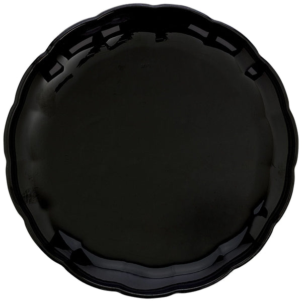 Recyclable Black Scallop Tray
