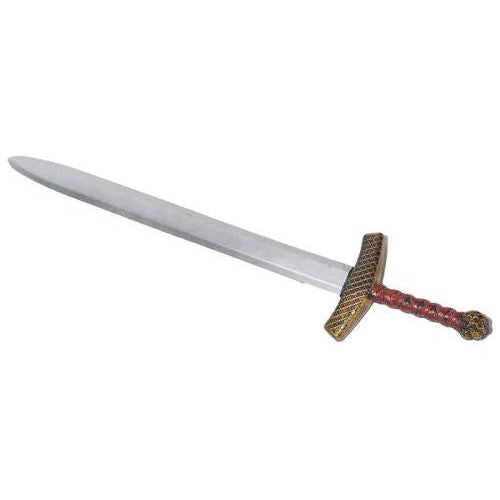 Red Handle Knight Sword 32" Plastic