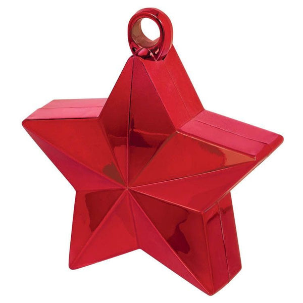 Red Star Balloon Weight