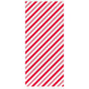 Red Striped Cellophane Bags
