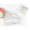 Ring Pillow - 8X 8 White Asst