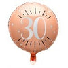 Rose Gold Sparkling Age Balloon 30 Years