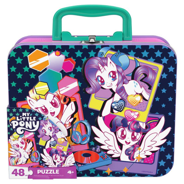 My Little Pony 48 Piece Puzzle in Collectible Lunchbox Tin