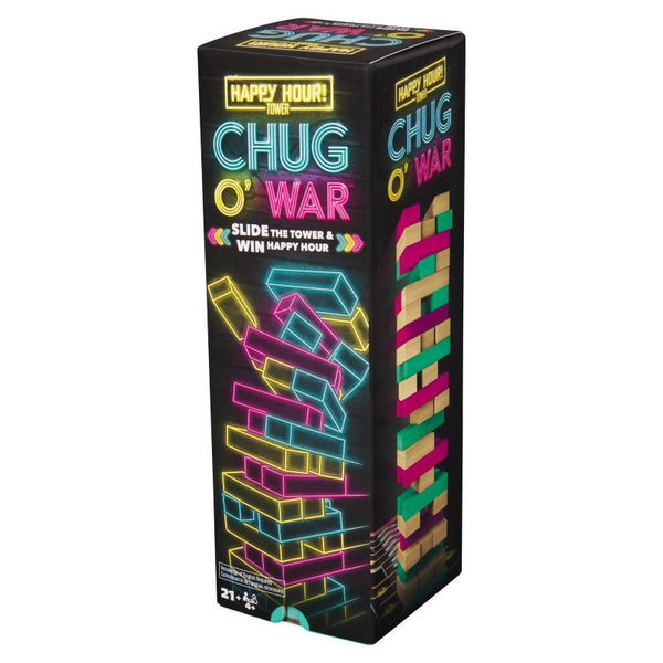 Happy Hour Tower Chug O' War Adult Block Game
