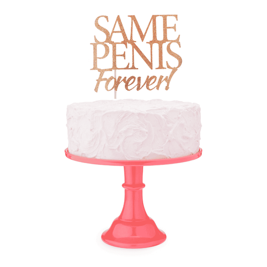 Same Penis Forever Cake Topper