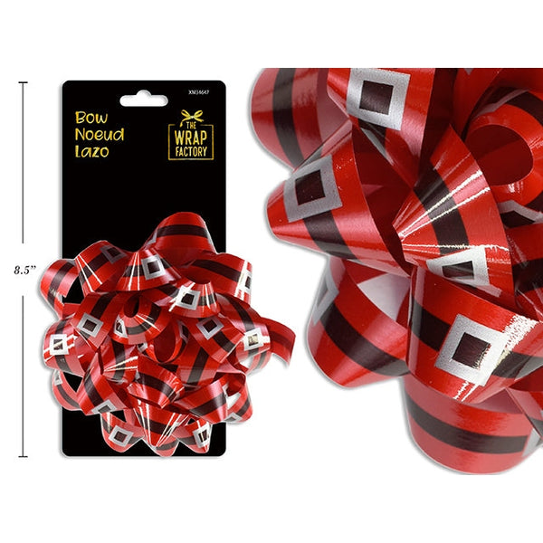 Santa Suit Jumbo Christmas Gift Bow