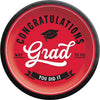 School Spirit 9" Round Plates - Red