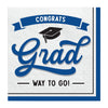 School Spirit Beverage Napkins - Blue