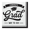 School Spirit Beverage Napkins - White