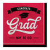 School Spirit Luncheon Napkins - Red
