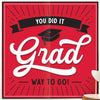 School Spirit Plastic Backdrop - Red