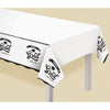 School Spirit Plastic Table Cover - White
