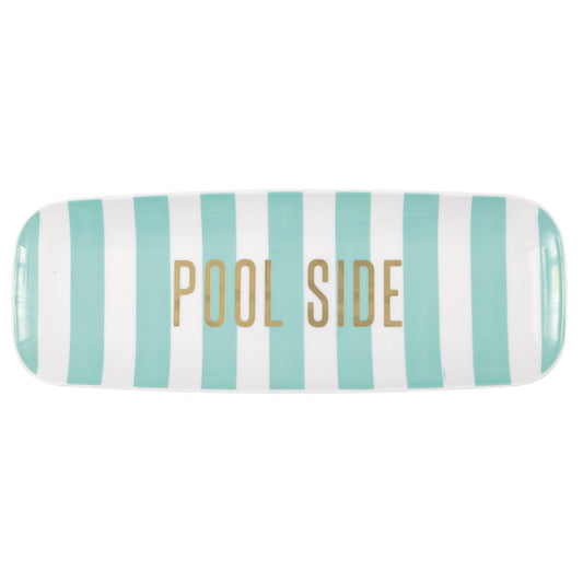 Serving Tray - Plastic, Poolside Summer