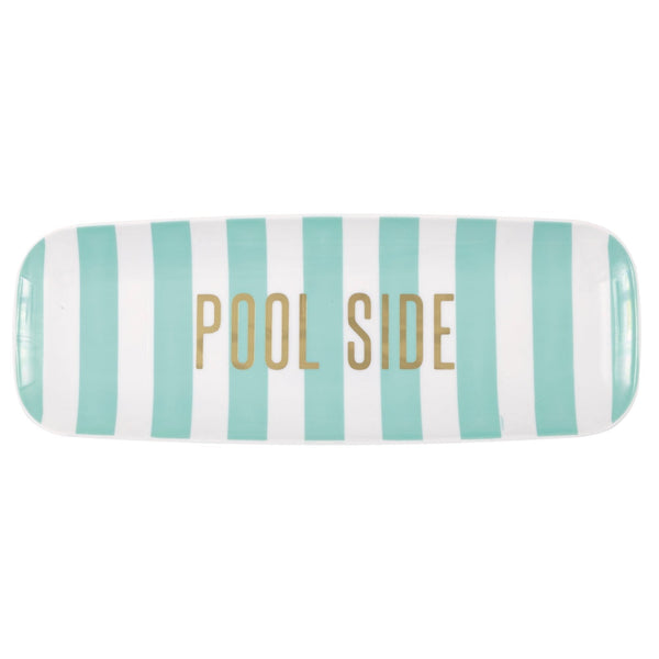 Serving Tray - Plastic, Poolside Summer
