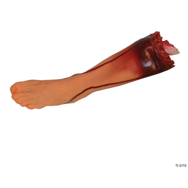 Severed Left Leg Halloween Prop
