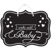 Sign - Chalkboard Weeks To Baby
